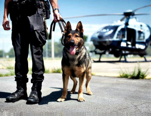 K9 alarm response in remote industrial site