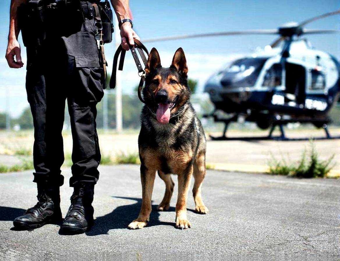 K9 alarm response in remote industrial site