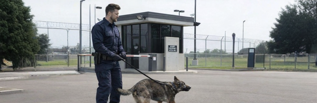 Guard patrolling secured access point